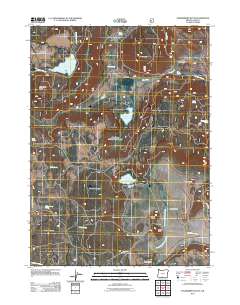 Strawberry Butte 2011 topographic map thumbnail