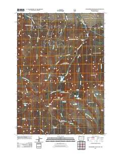 Strawberry Mountain 2011 topographic map thumbnail