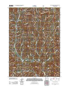 Skeleton Mountain 2011 topographic map thumbnail