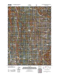 Sugarpine Mountain NW 2011 topographic map thumbnail