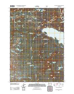 Willamette Pass 2011 topographic map thumbnail