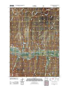 Wolfinger Butte 2011 topographic map thumbnail