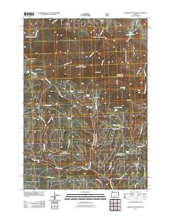 Whiskey Mountain 2011 topographic map thumbnail
