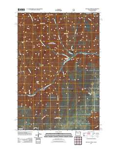 Wenaha Forks 2011 topographic map thumbnail