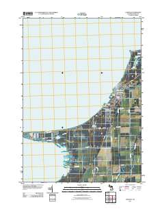 Caseville 2011 topographic map thumbnail