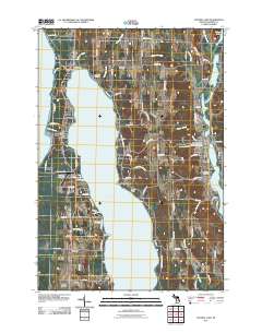 Central Lake 2011 topographic map thumbnail