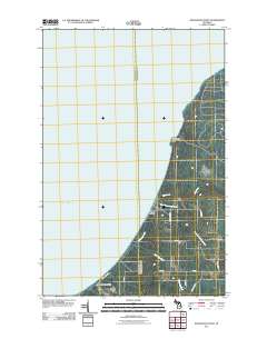 Rockhouse Point 2011 topographic map thumbnail