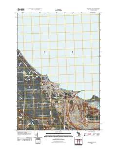 Rogers City 2011 topographic map thumbnail