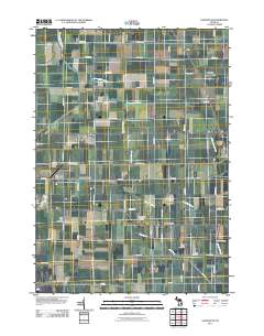 Saginaw NE 2011 topographic map thumbnail