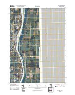 St. Clair 2011 topographic map thumbnail