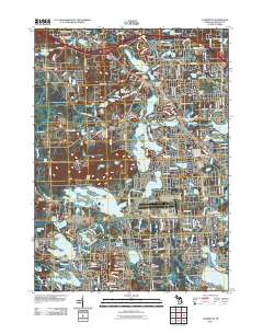 Clarkston 2011 topographic map thumbnail