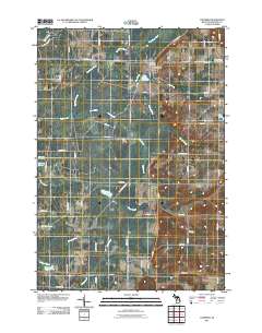 Copemish 2011 topographic map thumbnail