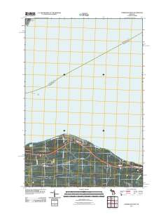 Cordwood Point 2011 topographic map thumbnail