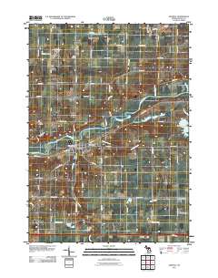 Saranac 2011 topographic map thumbnail