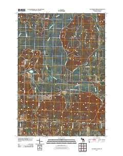 Saunders Creek 2011 topographic map thumbnail