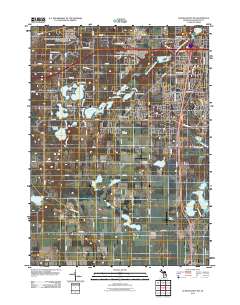 Schoolcraft NW 2011 topographic map thumbnail