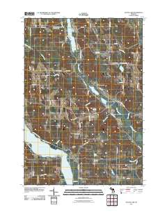 Scotts Lake 2011 topographic map thumbnail