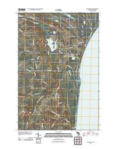 Shelldrake 2011 topographic map thumbnail