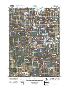 Skidway Lake 2011 topographic map thumbnail