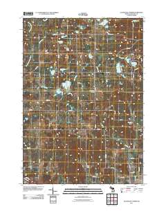 Slaybaugh Corner 2011 topographic map thumbnail