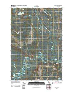 Smith Lake 2011 topographic map thumbnail