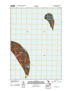 South Fox Island 2012 topographic map thumbnail