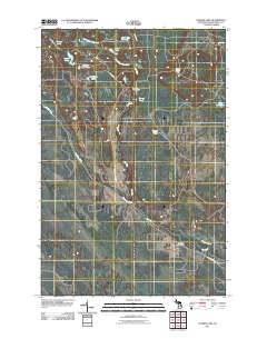 Sunken Lake 2011 topographic map thumbnail
