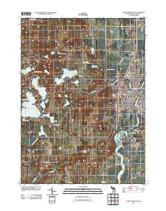 Three Rivers West 2011 topographic map thumbnail