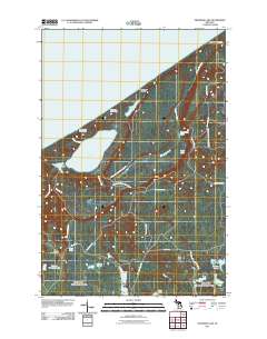 Trappers Lake 2011 topographic map thumbnail