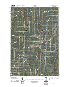Triangle Ranch 2011 topographic map thumbnail