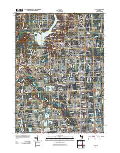 Utica 2011 topographic map thumbnail