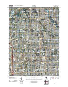 Warren 2011 topographic map thumbnail