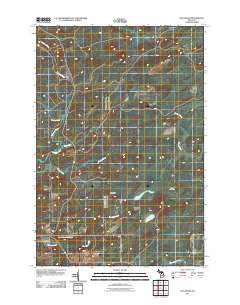 Waucedah 2011 topographic map thumbnail