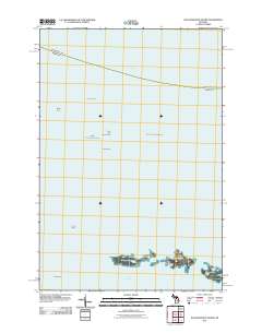 Waugoshance Island 2011 topographic map thumbnail