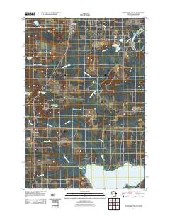 Wausaukee South 2011 topographic map thumbnail