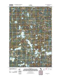 Witch Lake 2011 topographic map thumbnail