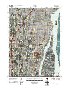 Wyandotte 2011 topographic map thumbnail