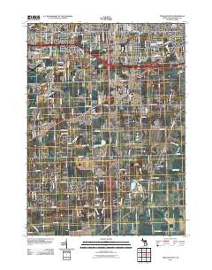 Ypsilanti West 2011 topographic map thumbnail