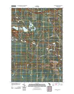 Buckeye Lake 2011 topographic map thumbnail