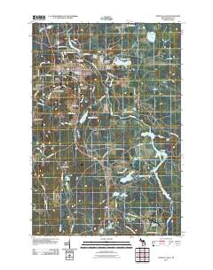 Crystal Falls 2011 topographic map thumbnail