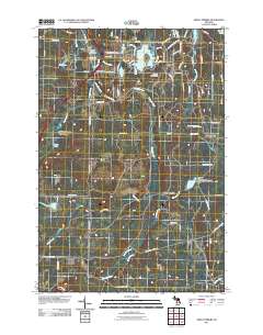 Green Timbers 2011 topographic map thumbnail