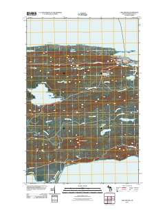 Lake Medora 2011 topographic map thumbnail