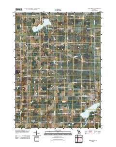 Lake Odessa 2011 topographic map thumbnail
