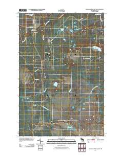 Muskallonge Lake SE 2011 topographic map thumbnail