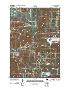 Thumb Lake 2011 topographic map thumbnail