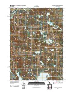 Chippewa Lake North 2011 topographic map thumbnail