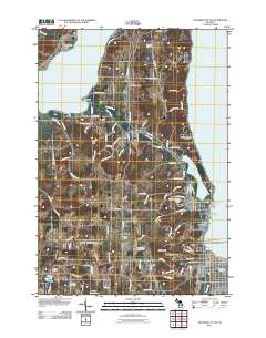 Traverse City SW 2011 topographic map thumbnail