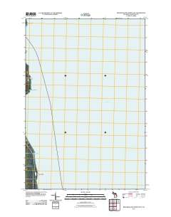 Beaver Island North OE E 2011 topographic map thumbnail