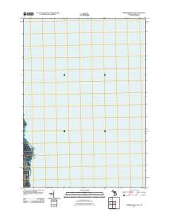 Harbor Beach OE E 2011 topographic map thumbnail