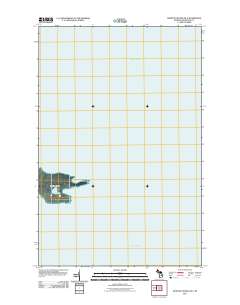 Manitou Island OE E 2011 topographic map thumbnail